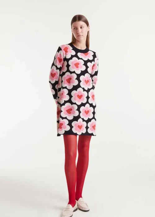 Vestido Jacquard sweetheart